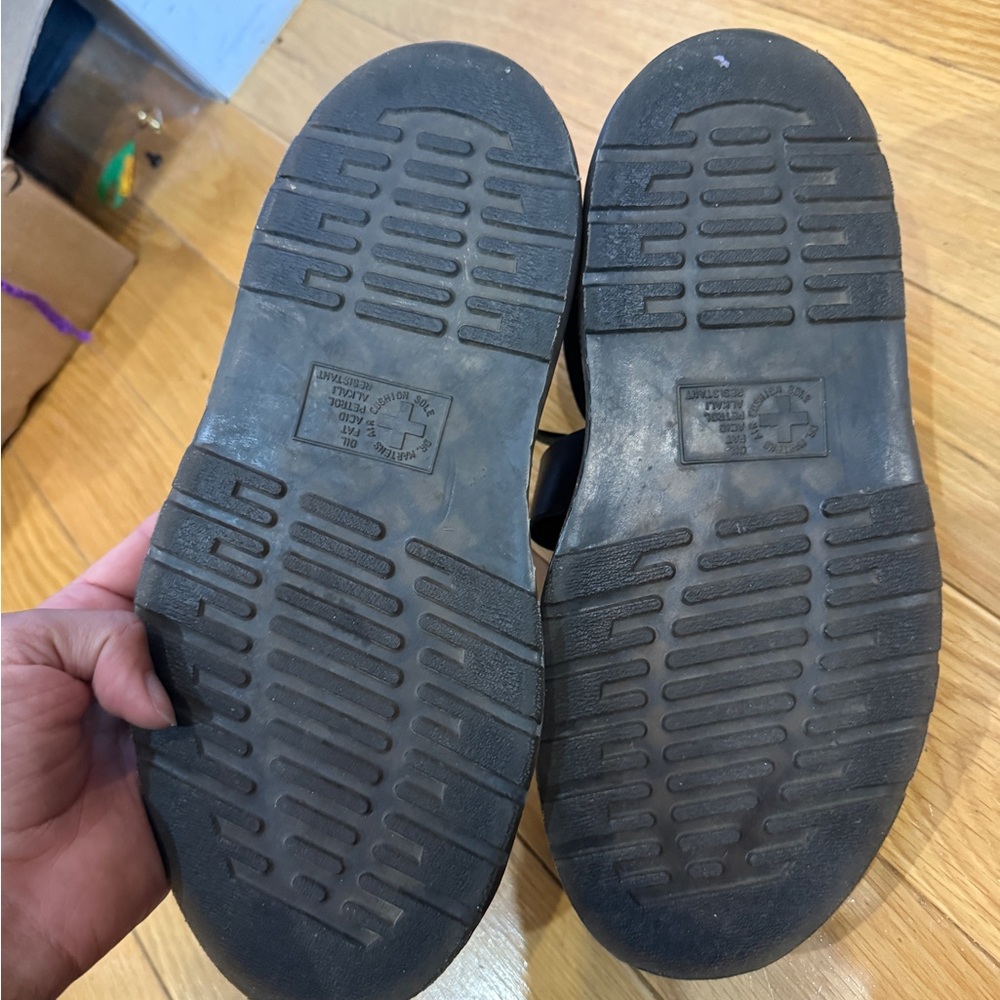 Dr. Martens Women's Holly Iridescent Platform Loafers - Picture 4 of 6
